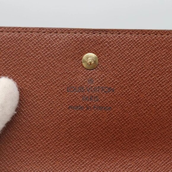 LOUIS VUITTON Monogram Porte Monnaie Bier Cartes Crdit Wallet M61652 Auth ki5989 - Picture 9 of 16